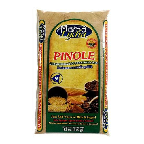 Mamá Lycha Mezcla de maíz para bebida Pinole — 12 oz | UPC 763441000236
