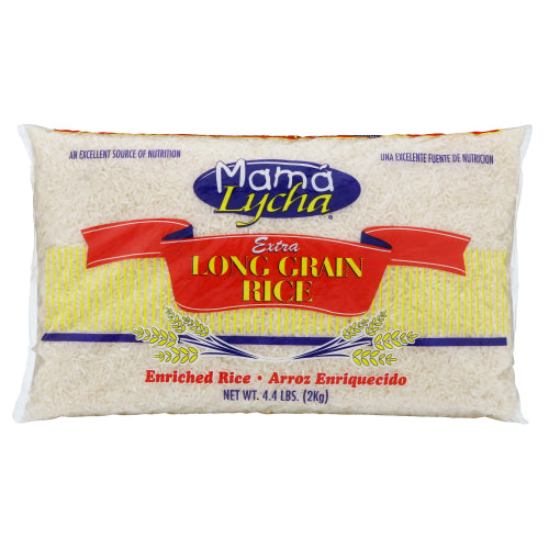 Mamá Lycha Arroz enriquecido de grano extra largo — 4.4 lb | UPC 763441001530