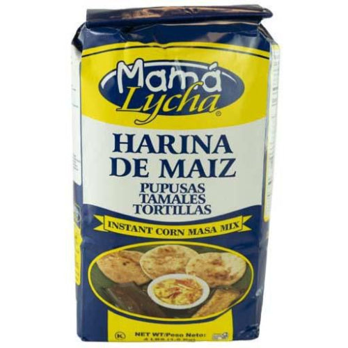 Mamá Lycha Harina de maíz para pupusas, tamales y tortillas — 4 lb | UPC 763441003718