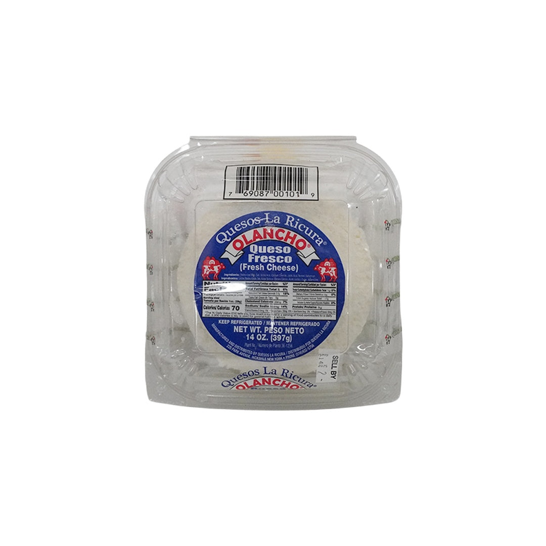 La Ricura Queso fresco Olancho — 14 oz | UPC 769087001019