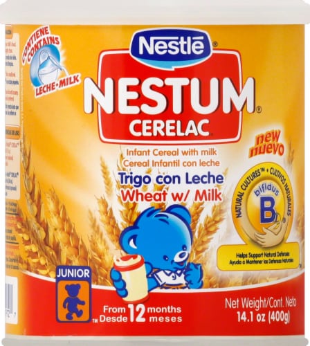 Nestlé Cerelac cereal de trigo con leche — 14.1 oz