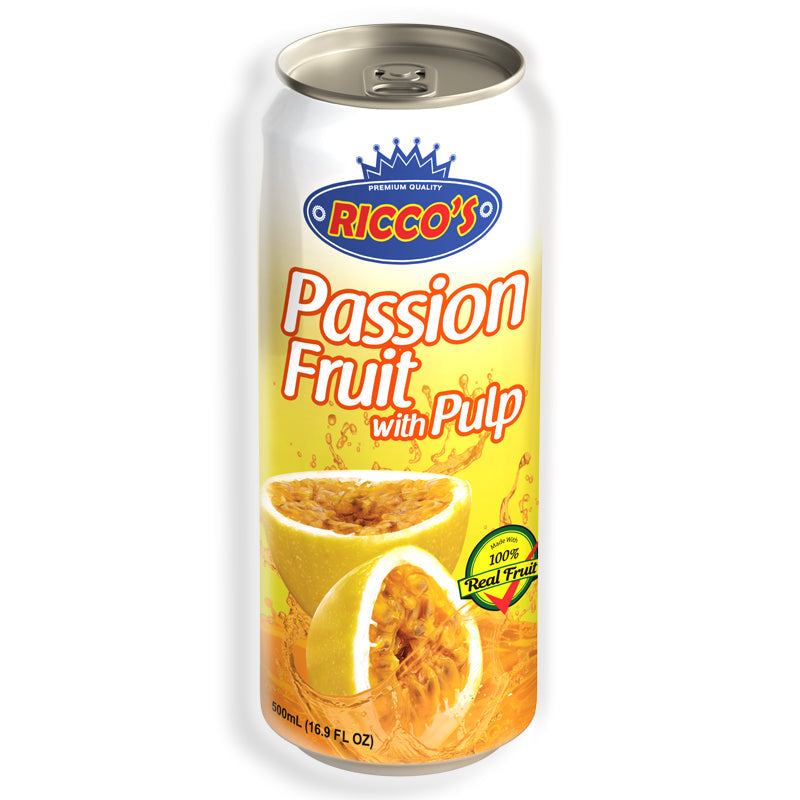 Ricco's Bebida de maracuya con pulpa — 500 ml