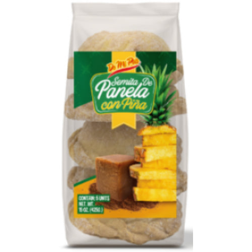 De Mi País Semita de panela con piña — 15 oz | UPC 810086451289