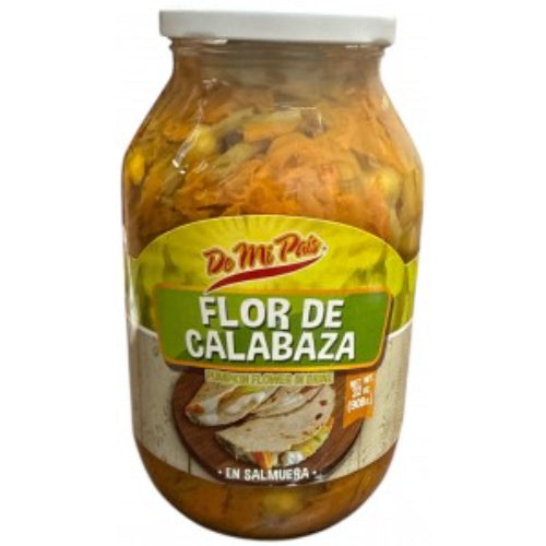 De Mi País Flor de calabaza en salmuera — 32 oz | UPC 810086451517