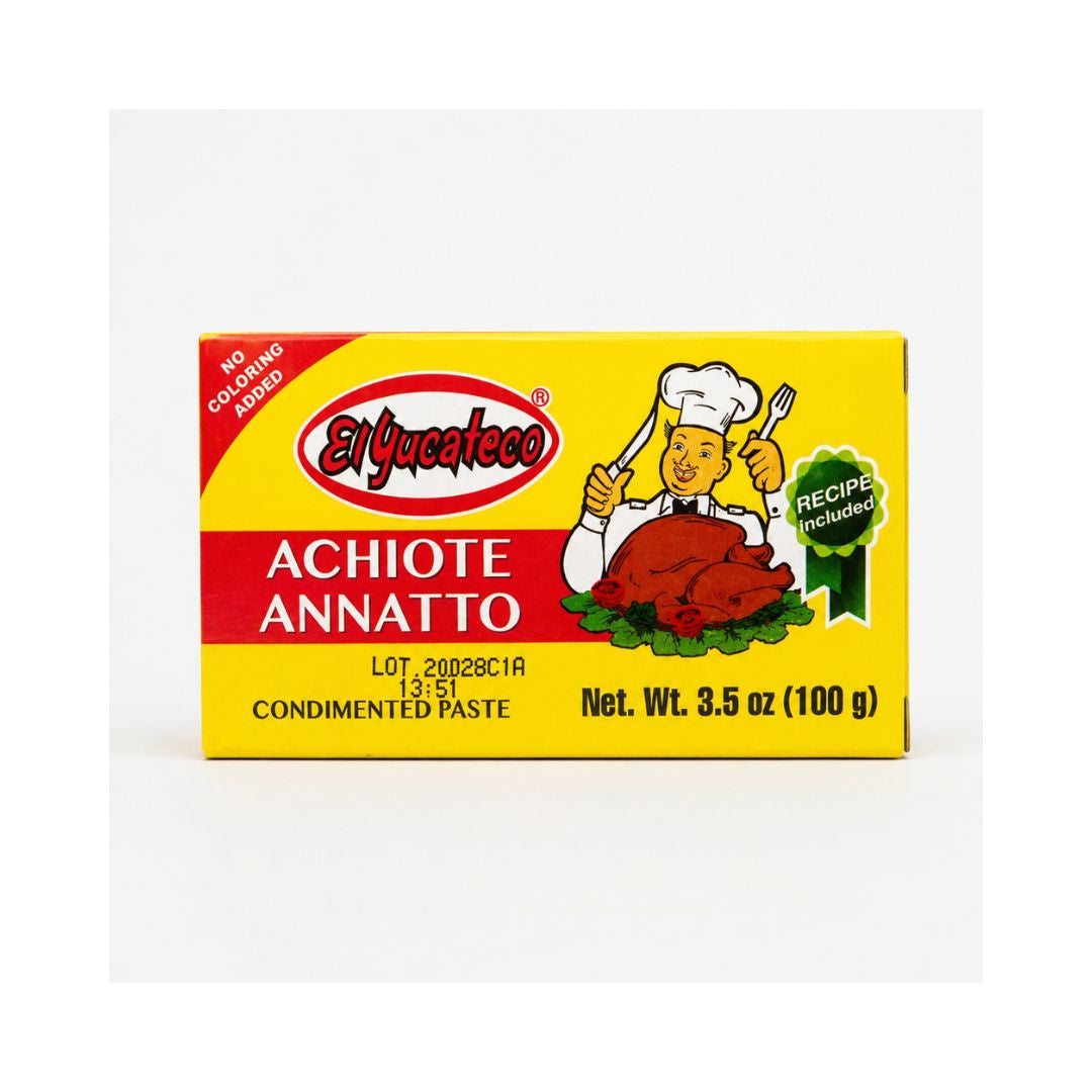 El Yucateco Pasta de achiote — 3.5 oz / 100 g | UPC 816493010033