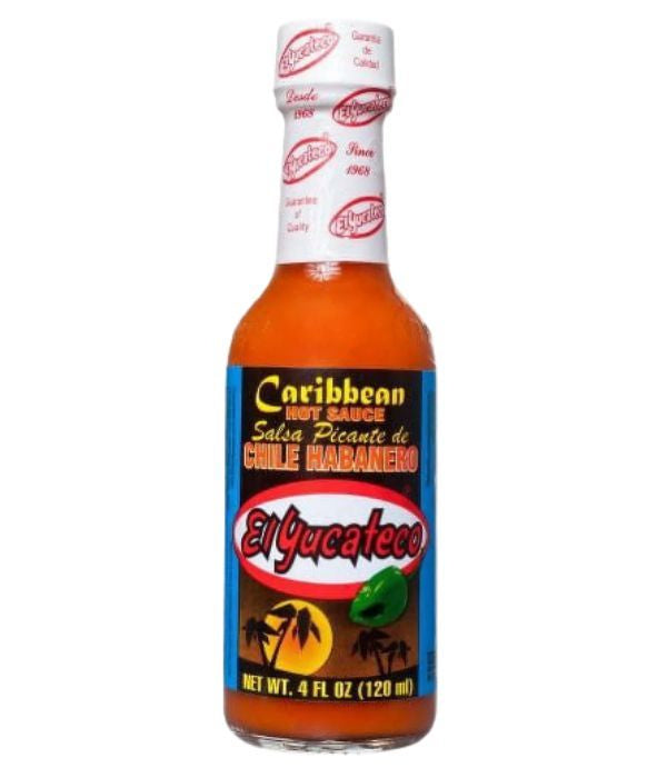 El Yucateco Salsa de habanero Caribbean — 4 fl oz | UPC 816493010156