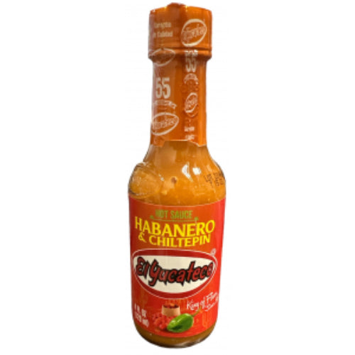 El Yucateco Salsa picante de habanero con chiltepín — 4 fl oz | UPC 816493010378
