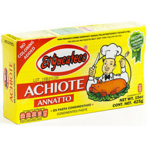 El Yucateco Pasta de achiote sazonada — 15 oz | UPC 816493015892