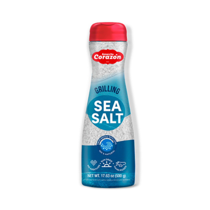 Amorcito Corazón Sal de mar para asar — 17.63 oz | UPC 860002032443