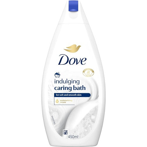 Dove Jabón corporal líquido Indulging Caring Bath — 450 mL | UPC 8717163762226