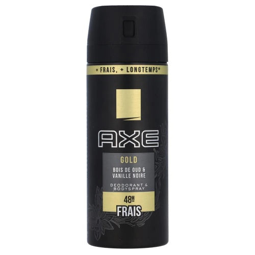 Axe Desodorante corporal en aerosol Gold Oud Wood & Fresh Vanilla — 150 mL | UPC 8720181114519