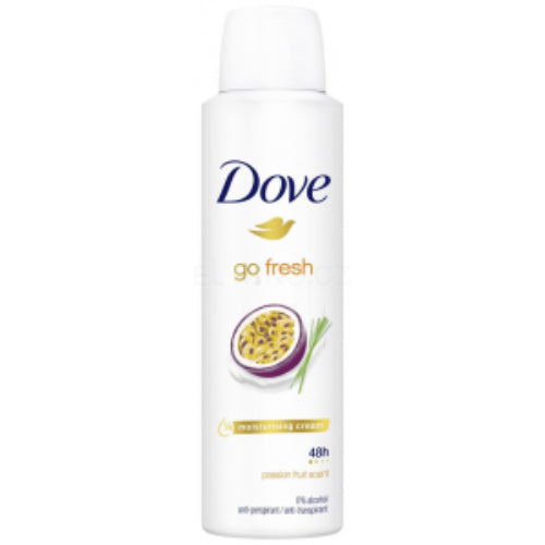 Dove Desodorante corporal en aerosol Go Fresh Maracuyá — 150 mL | UPC 8720181202469