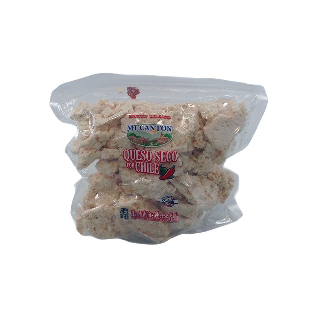 Mi Cantón Queso seco con chile — 14 oz | UPC 890237010558