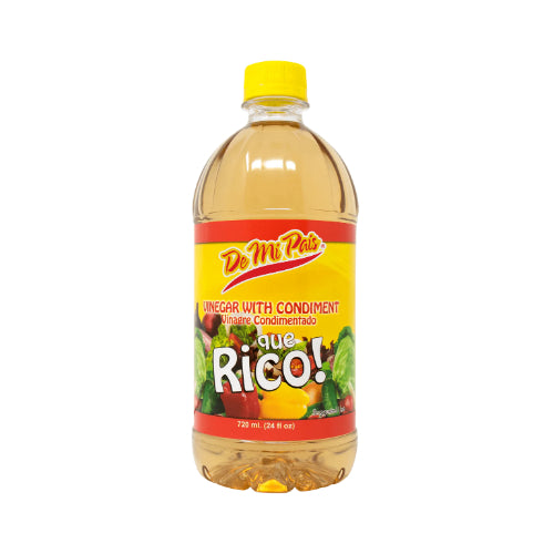 De Mi País Vinagre con condimentos Qué Rico — 24 fl oz | UPC 896211002502