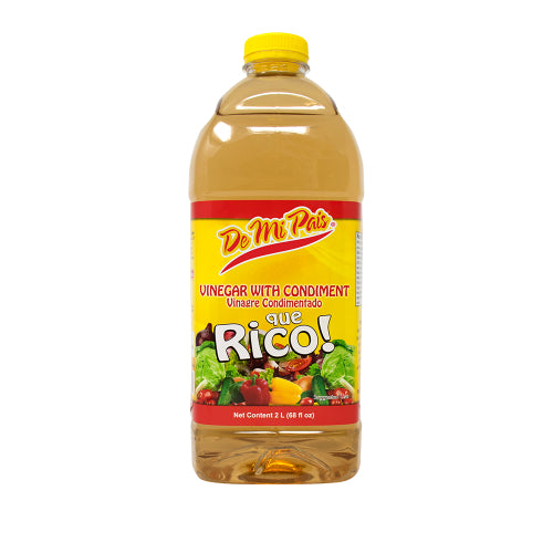 De Mi País Vinagre con condimentos Qué Rico — 68 fl oz | UPC 896211002564