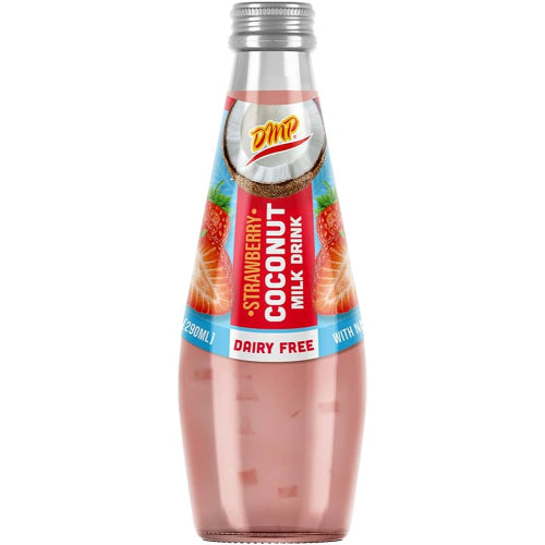 De Mi País Bebida de coco sabor fresa — 9.8 fl oz | UPC 896211004858