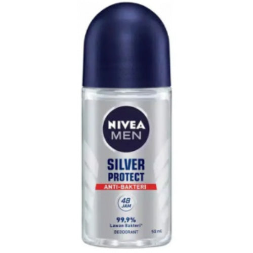 Nivea Men Desodorante Silver Protect roll-on — 50 mL | UPC 8999777004613