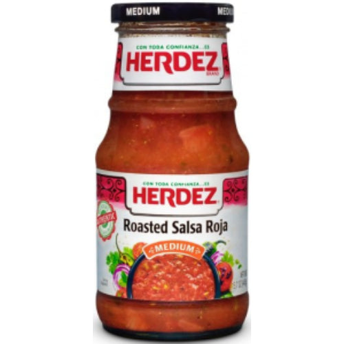 Herdez Salsa Roja Asada picante medio — 15.7 oz