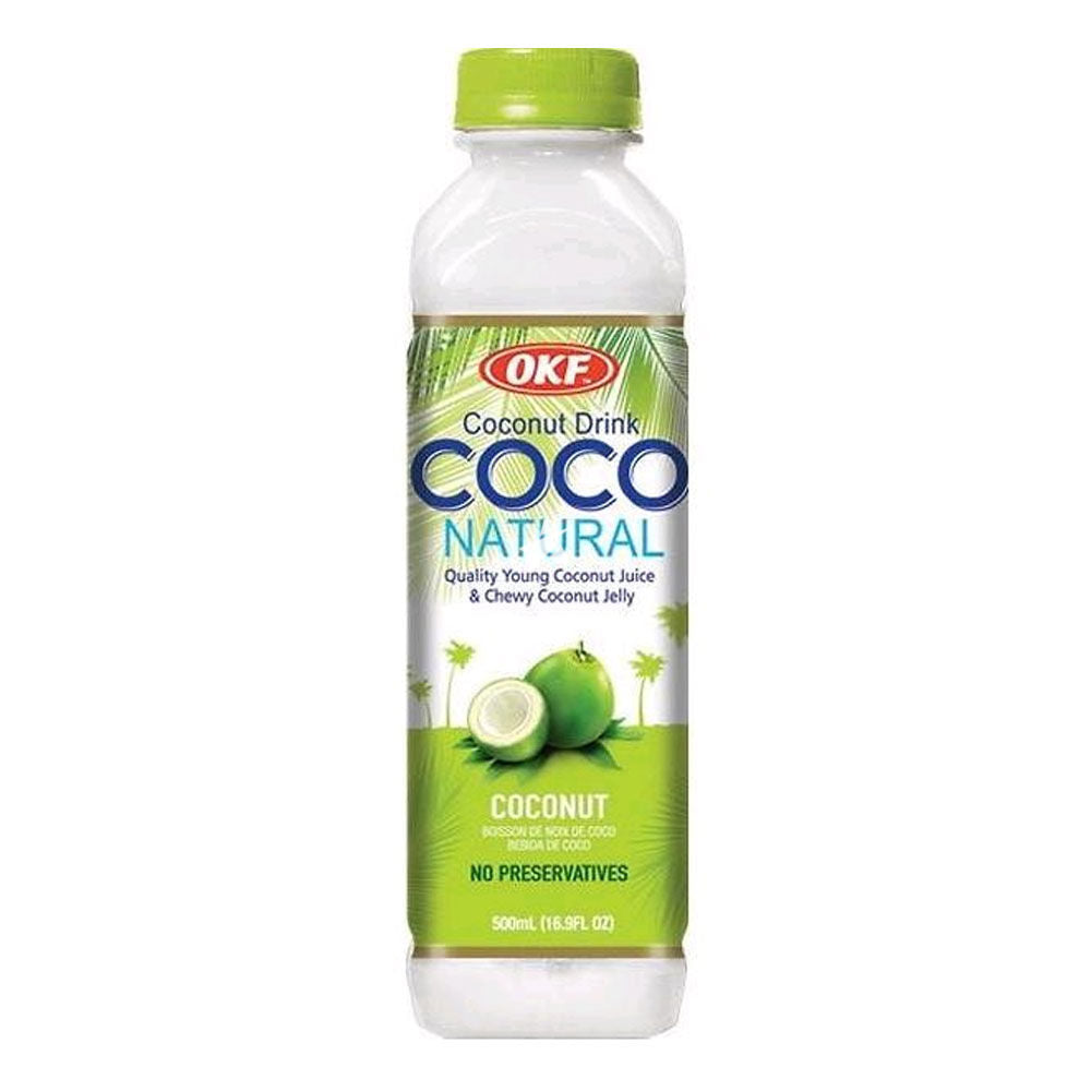 OKF Coco Natural Bebida de coco con gelatina de coco — 500 ml