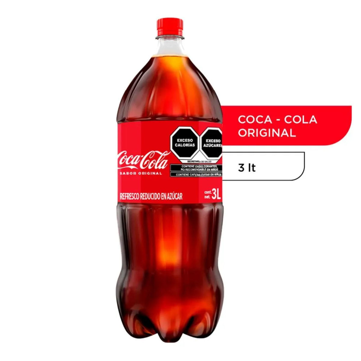 Coca-Cola Original — botella de 3 L