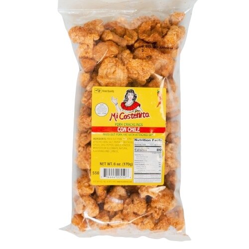 Mi Costeñita Chicharron con chile — 6 oz