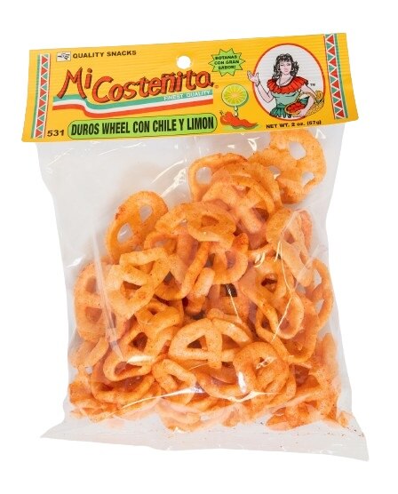 Mi Costeñita Duros wheel chile y limon — 2 oz