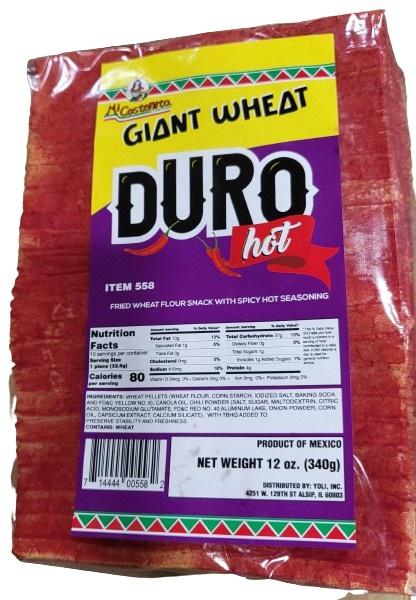 Mi Costeñita Giant wheat duro hot — 12 oz
