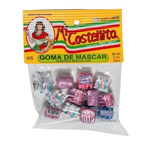 Mi Costeñita Goma de mascar — 12 piezas