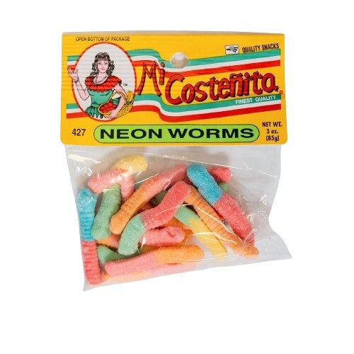 Mi Costeñita Neon worms — 3 oz