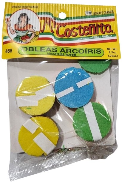 Mi Costeñita Obleas arcoiris — 4 piezas