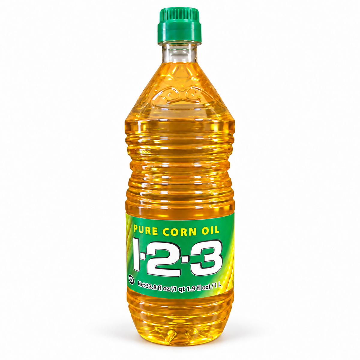 1-2-3 Aceite Puro de Maíz – 33.8 fl oz (1 L)