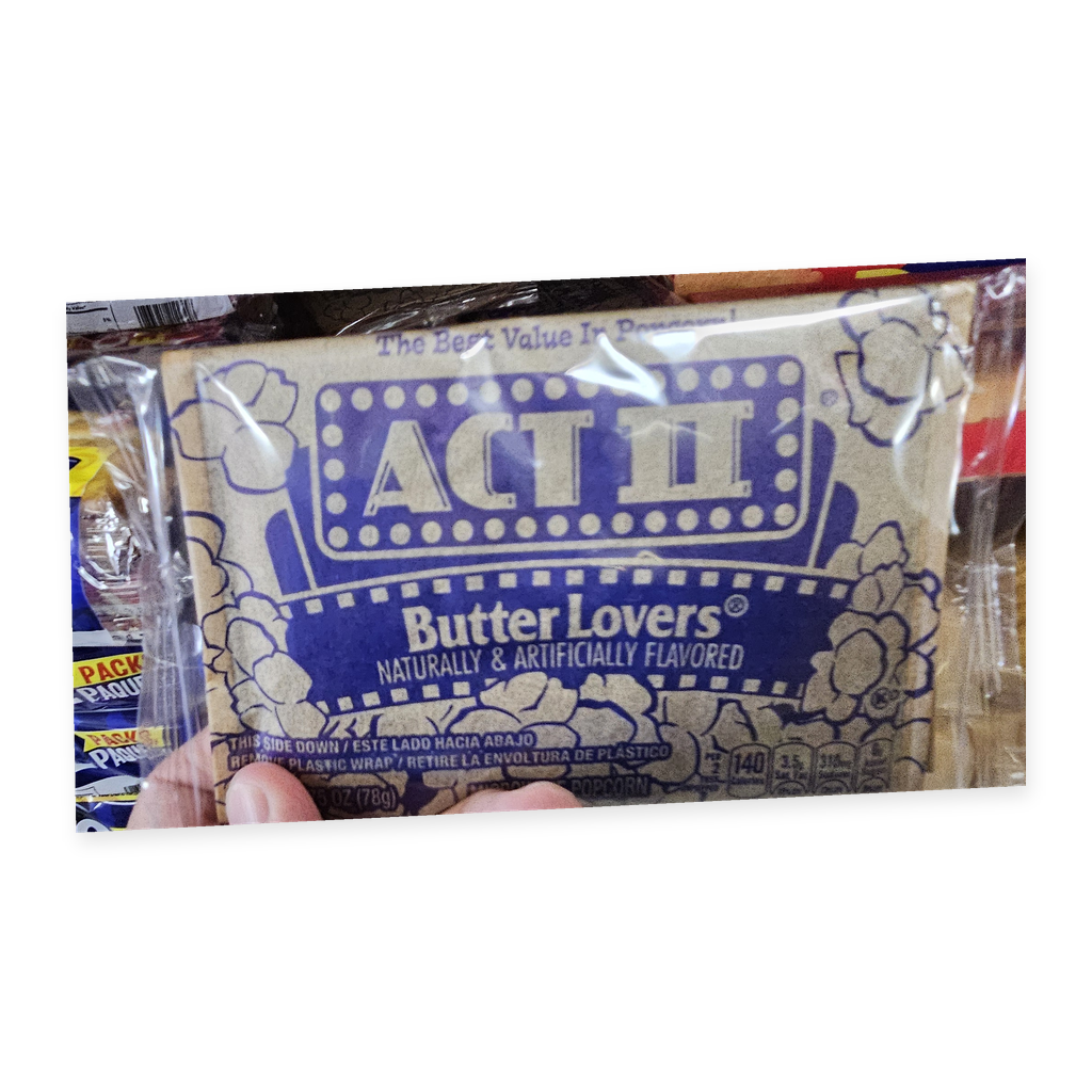 ACT II Butter Lovers Palomitas para Microondas — 1 bolsa / 78 g