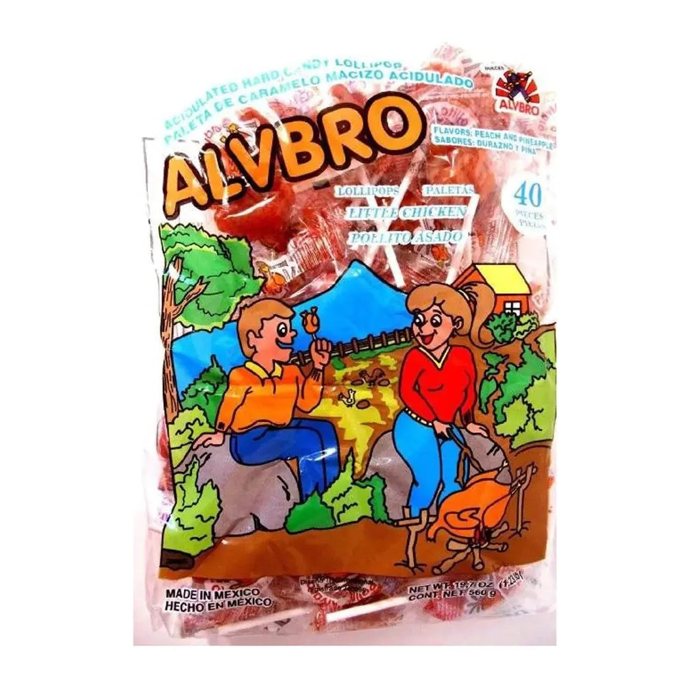 Alvbro paletas Pollo Asado — 40 unidades