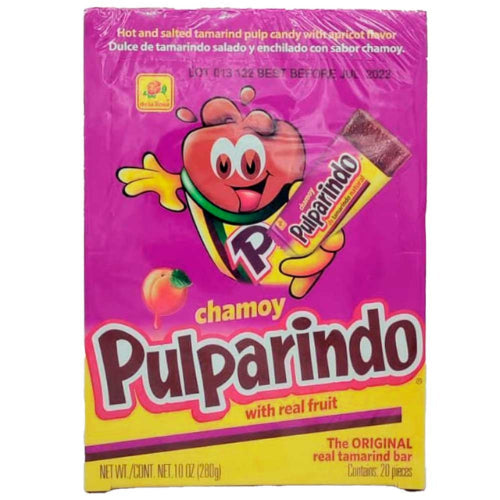 De la Rosa Pulparindo sabor chamoy — 20 piezas / 10 oz