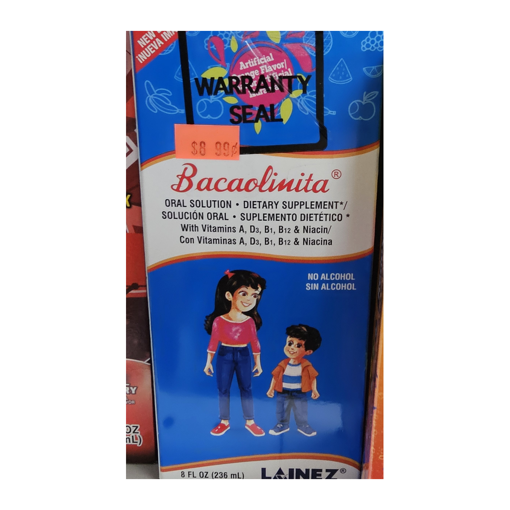 Bacaolinita Solución Oral Suplemento — 236 mL