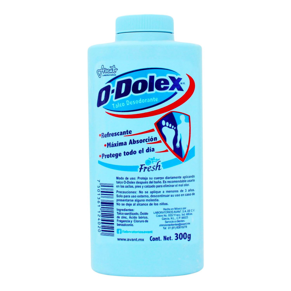 O-Dolex Talco desodorante Fresh 300 g