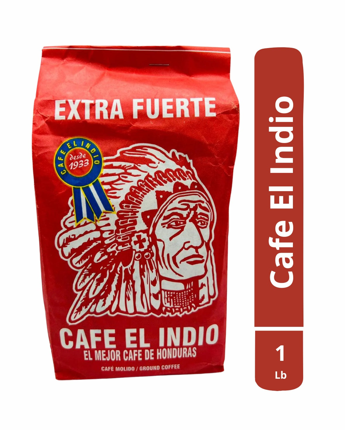 Café El Indio molido extra fuerte — 16 oz / 1 lb