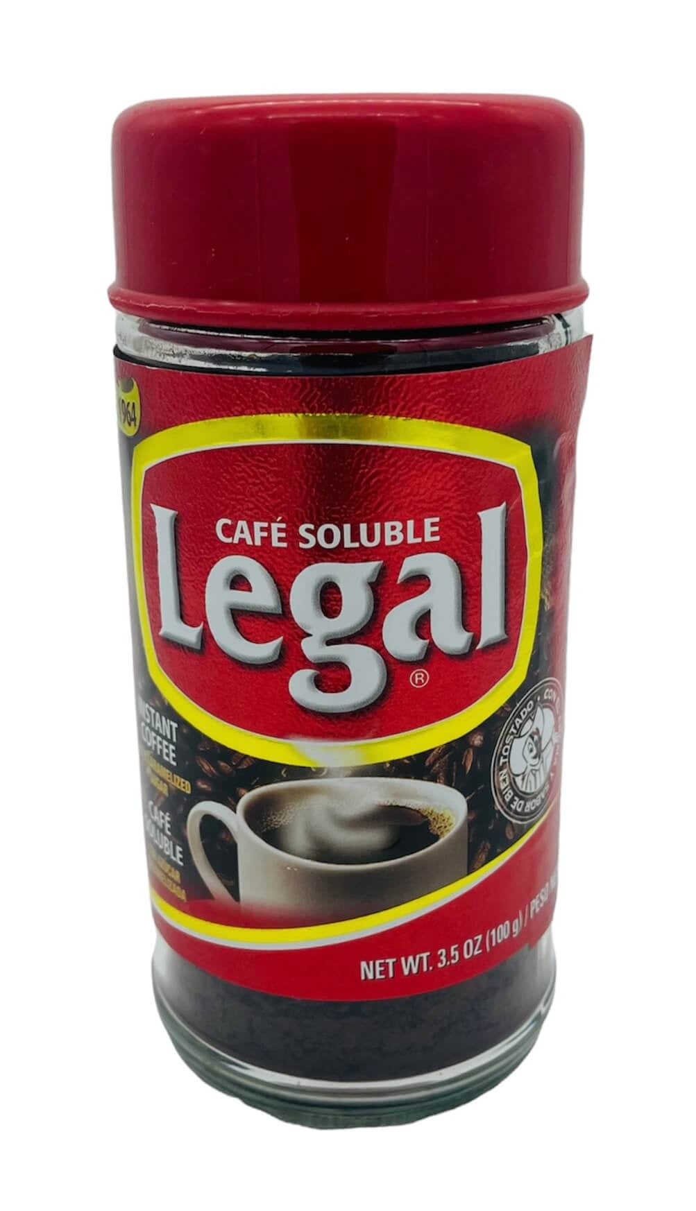 Café Legal soluble con azúcar caramelizada — 3.5 oz