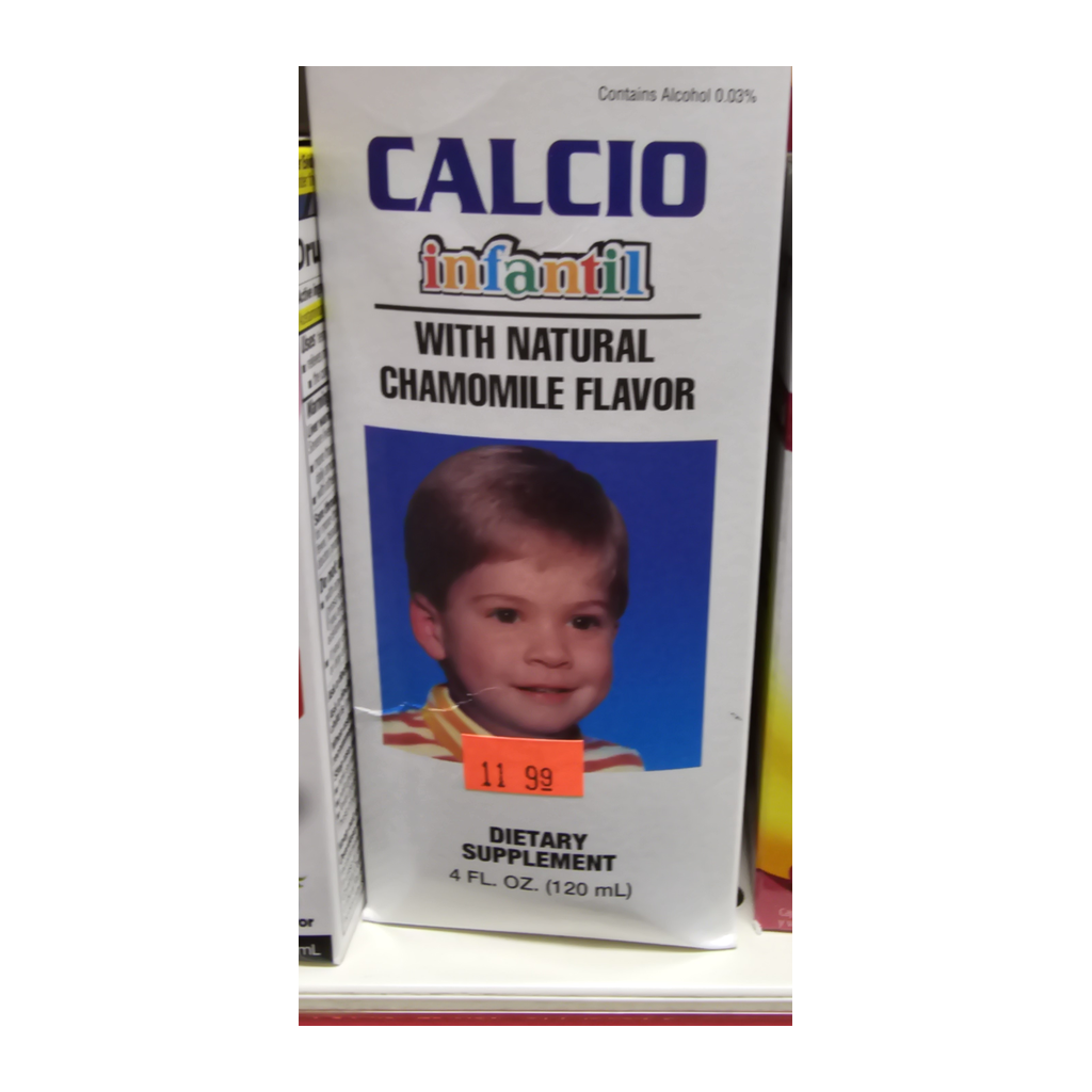 Calcio Infantil Sabor Manzanilla — 120 mL