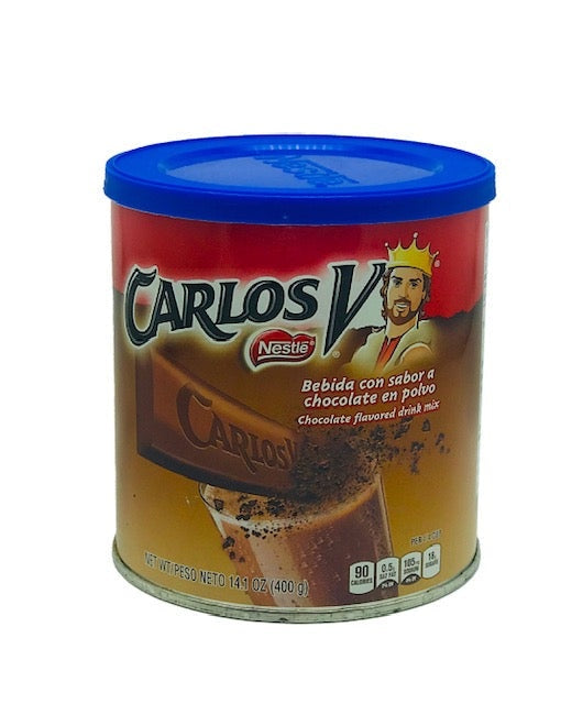 Carlos V bebida en polvo de chocolate — 14 oz