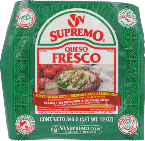 V&V Supremo Queso fresco — 12 oz