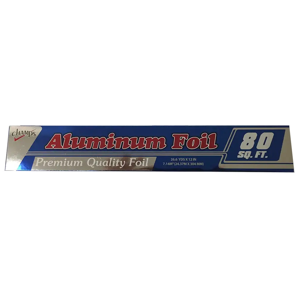 Champs papel de aluminio — 12 pulgadas × 80 pies cuadrados