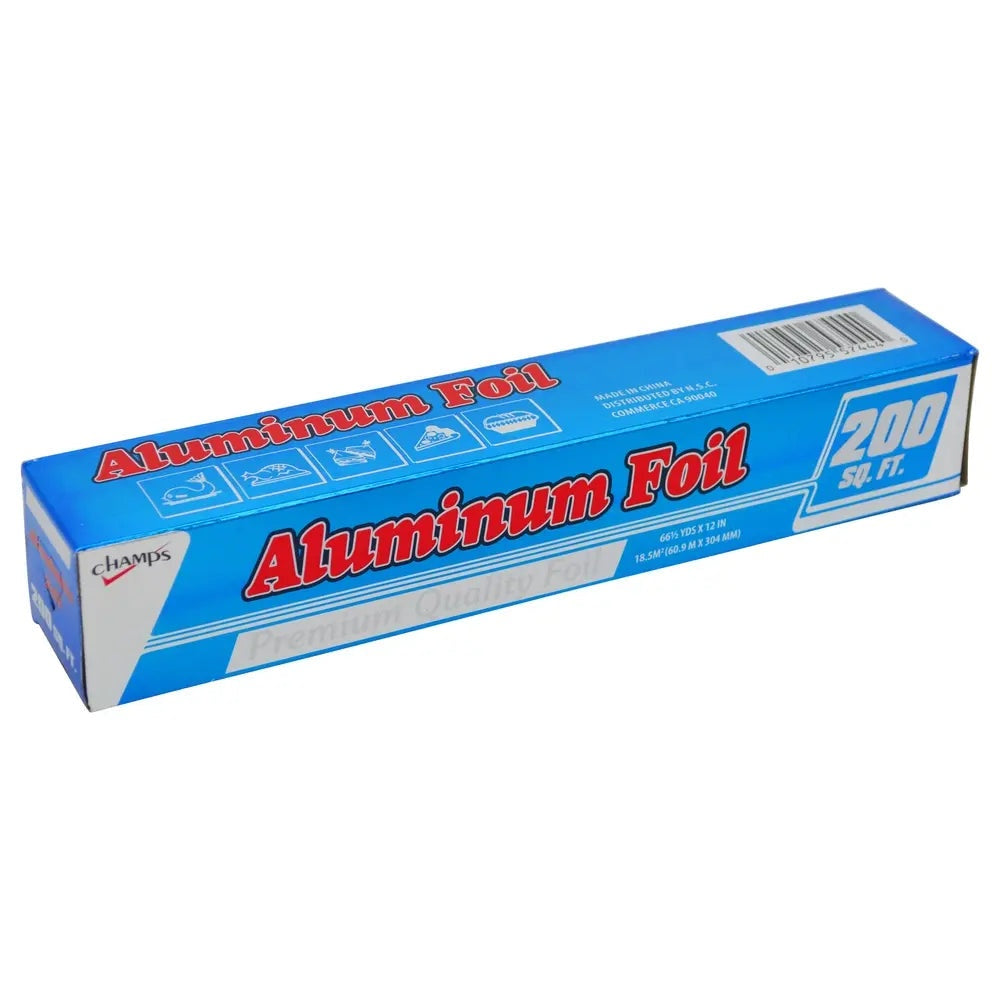 Champs papel de aluminio — 12 pulgadas × 200 pies cuadrados