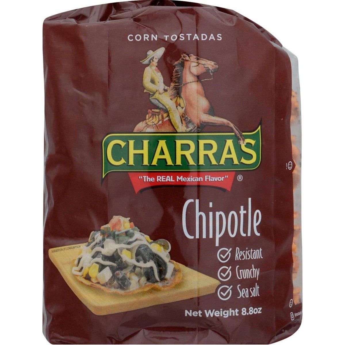 Charras tostadas Chipotle — 8.8 oz