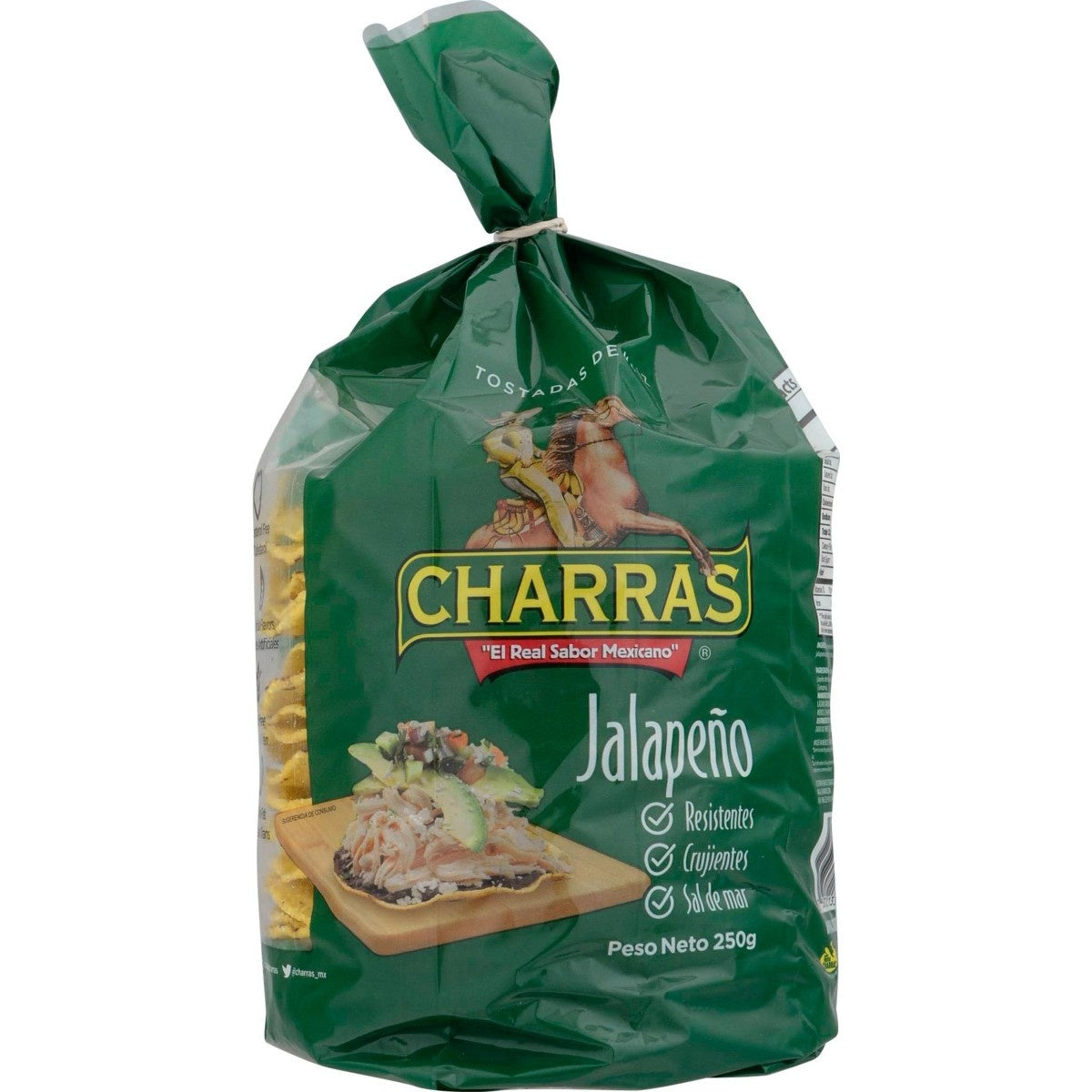 Charras tostadas Jalapeño — 8.8 oz