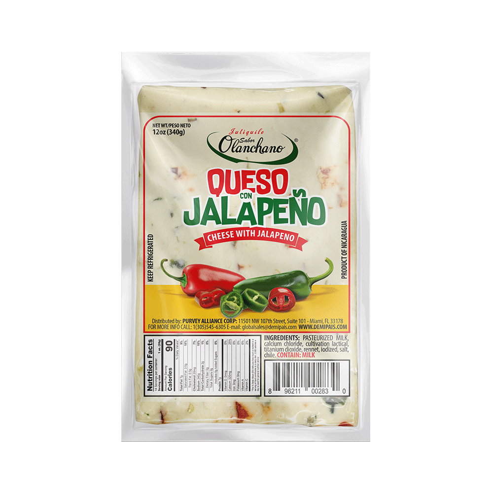 De Mi País Queso con jalapeño — 12 oz