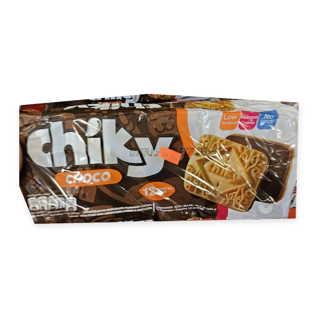 Pozuelo Chiky Choco Galletas — 12 paquetes / 480 g