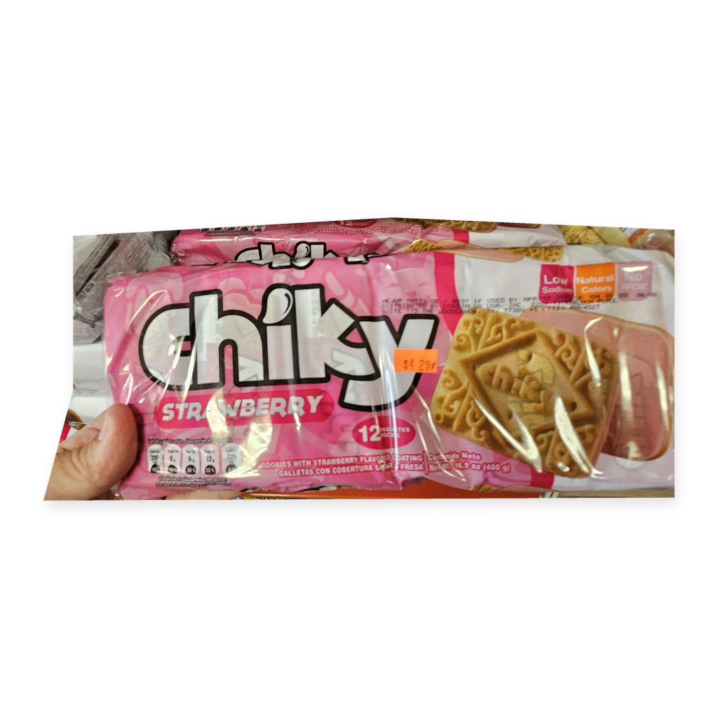 Pozuelo Chiky Fresa Galletas — 12 paquetes / 480 g