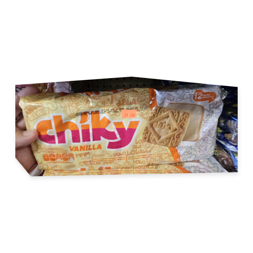 Pozuelo Chiky Vainilla Galletas — 12 paquetes / 480 g