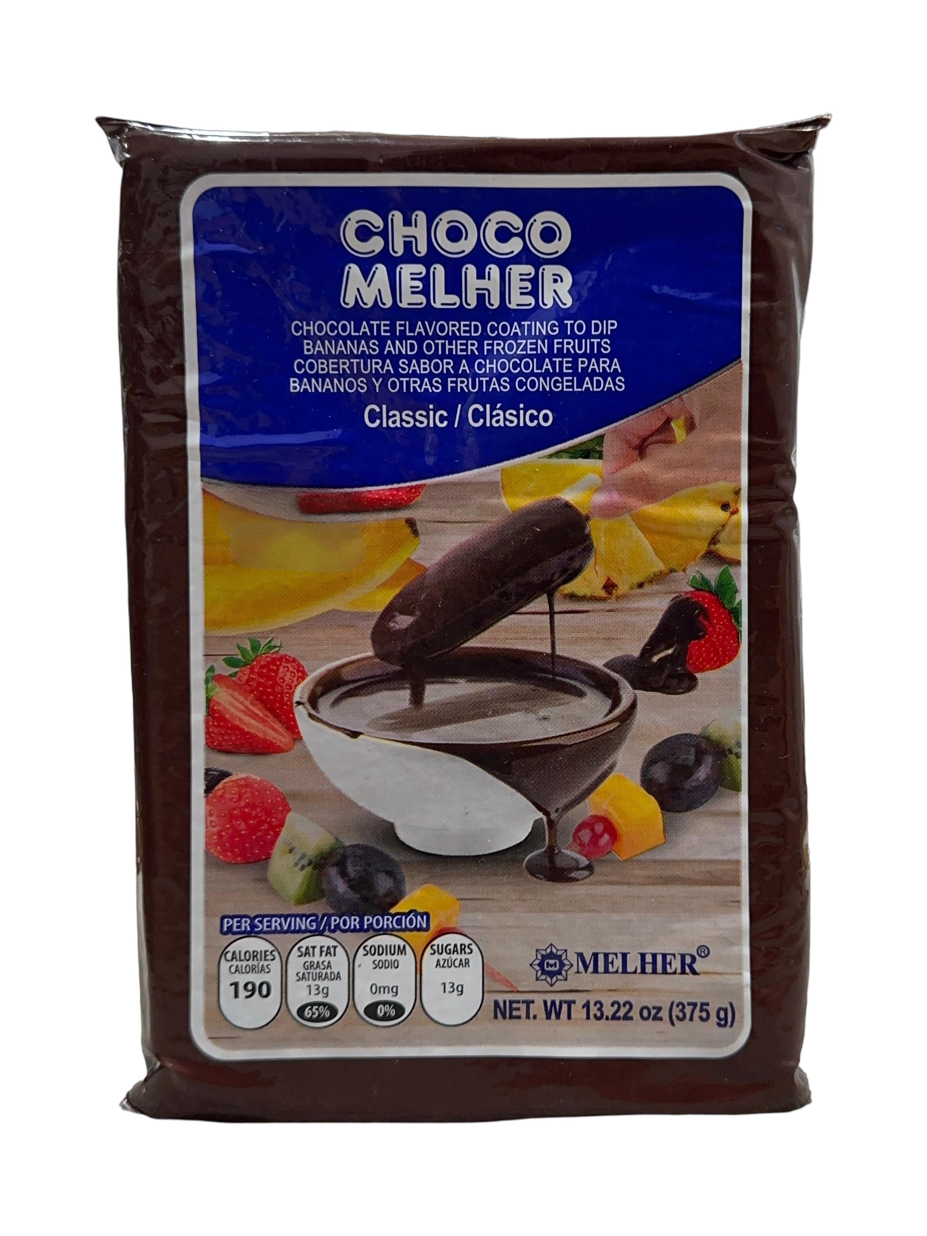 Choco Melher Cobertura de Chocolate — 375 g / 13.22 oz